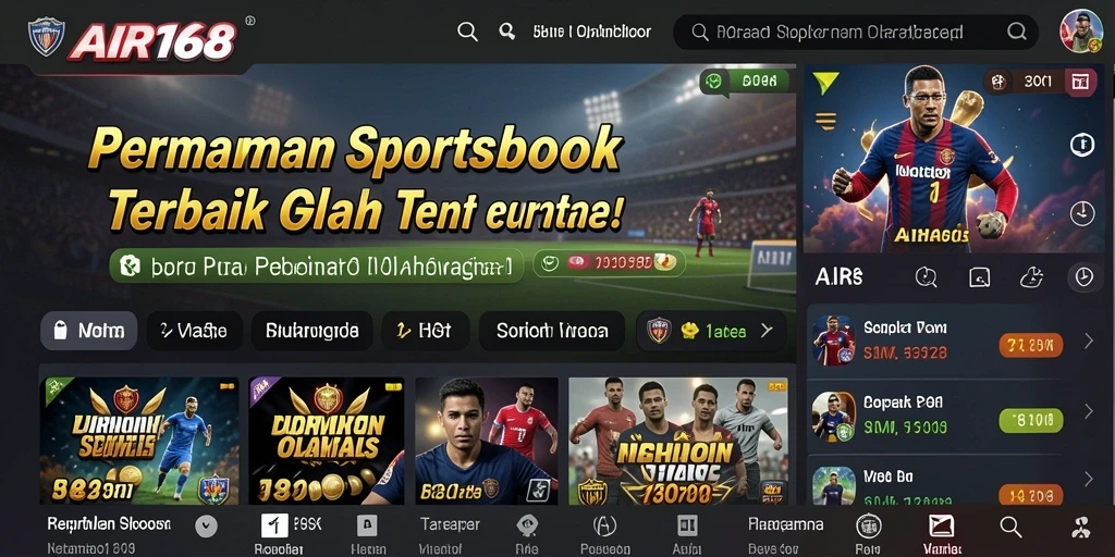Tampilan gameplay menarik dari aplikasi Sportsbook AIR168.