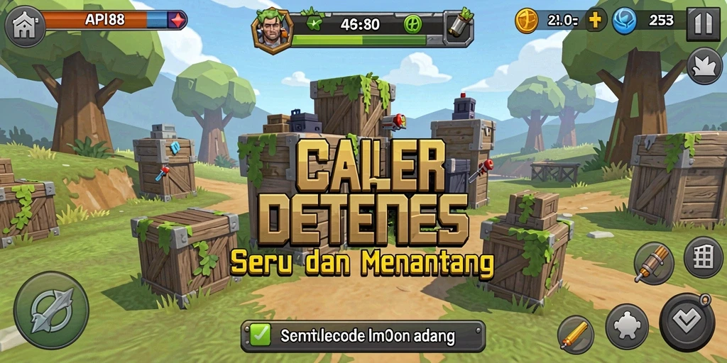 Gameplay mendebarkan di API88 menunjukkan taktik Tower Defense yang seru.