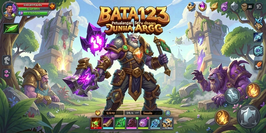 Screenshot BATA123 menampilkan aksi pertarungan yang mendebarkan di dunia ARPG.