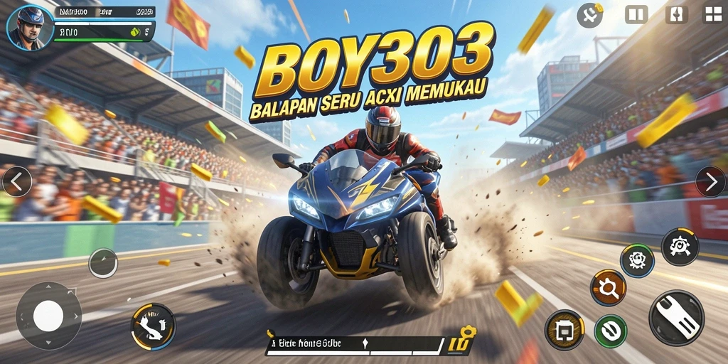 Pengalaman balapan intens dan mendebarkan di BOY303.