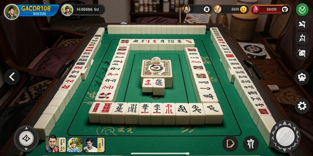 Tampilan menarik dari gameplay Mahjong di GACOR108.