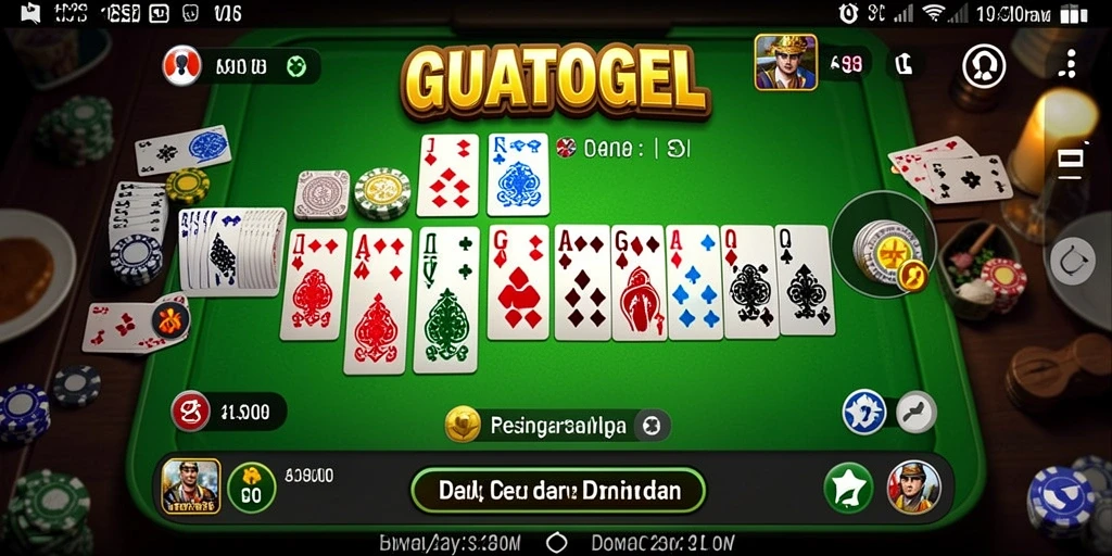 Screenshot utama GUATOGEL menampilkan gameplay Domino yang menarik.