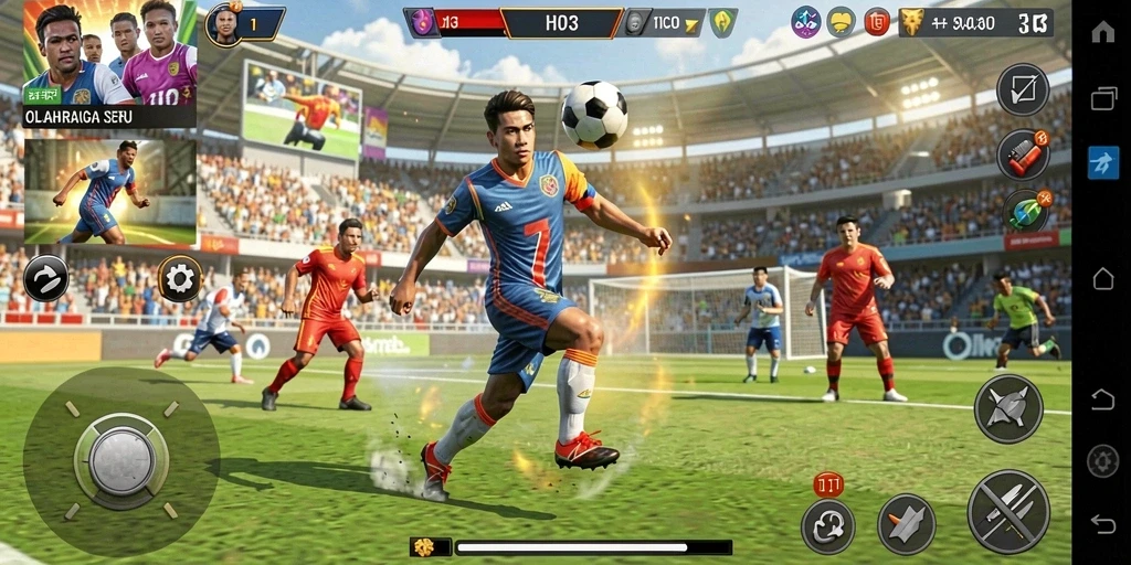 Tampilan gameplay H03 yang seru dan penuh aksi.