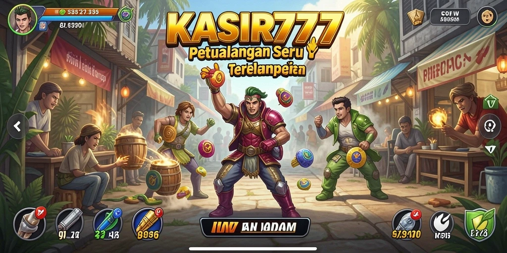 Tampilan gameplay KASIR777 dengan petualangan yang menantang.