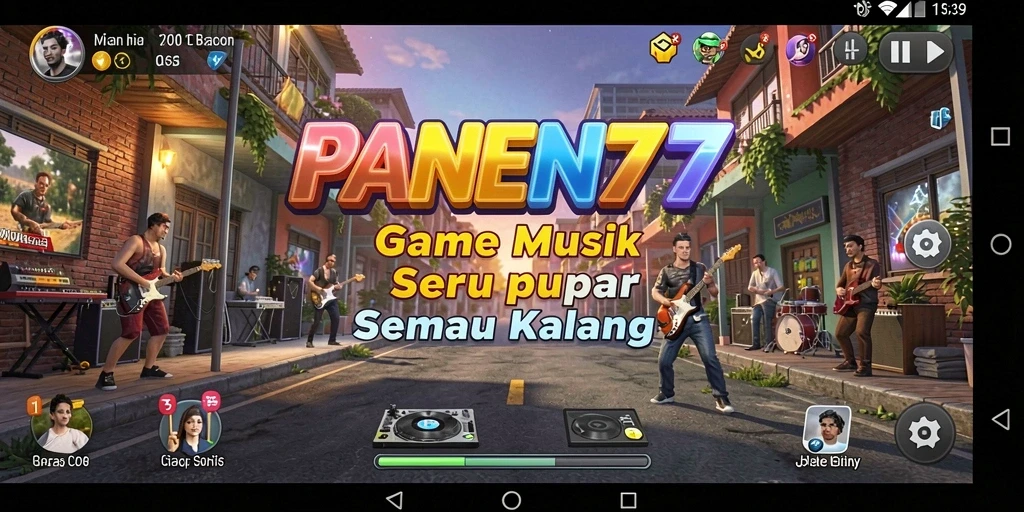 Tampilan gameplay seru dalam permainan musik PANEN77 dengan interaksi menarik.