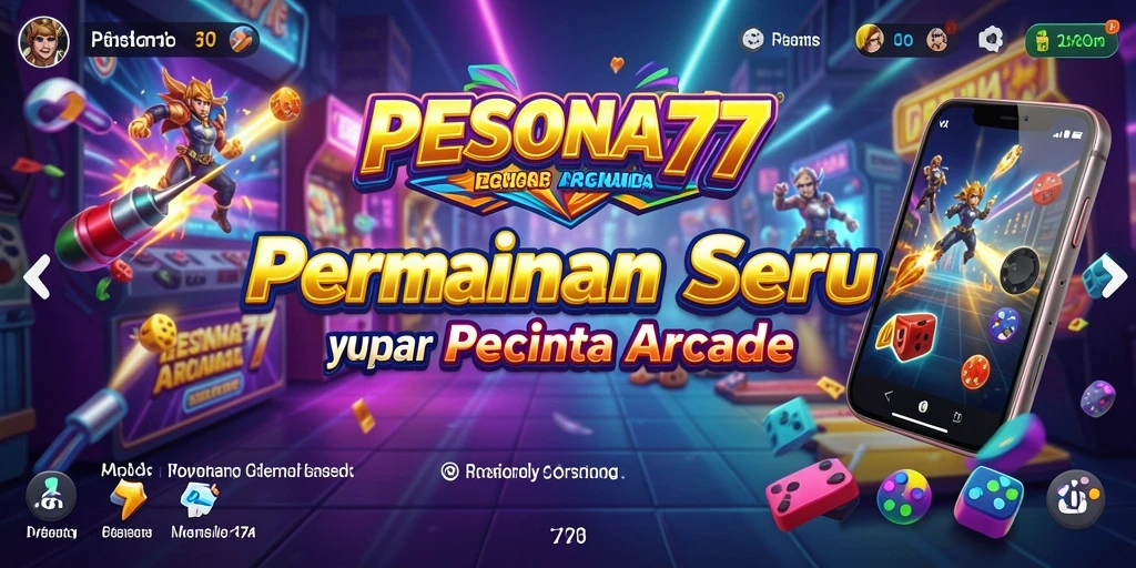 Screenshot utama PESONA77 menampilkan aksi seru dan tantangan gameplay yang menarik.