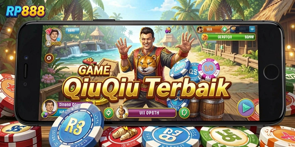 Tampilan menarik dari gameplay QiuQiu di RP888.