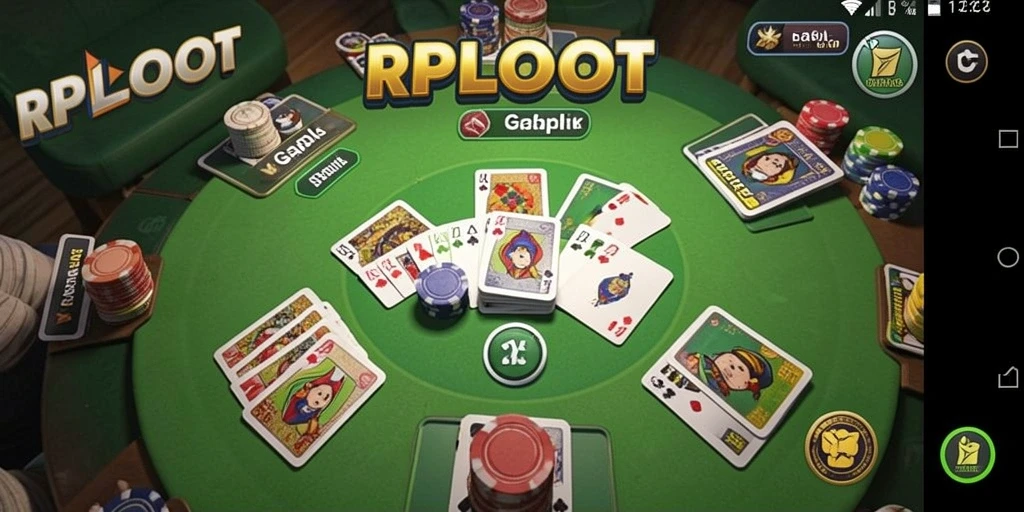 Tampilan gameplay Gaple yang mengasyikkan di RPLOOT.