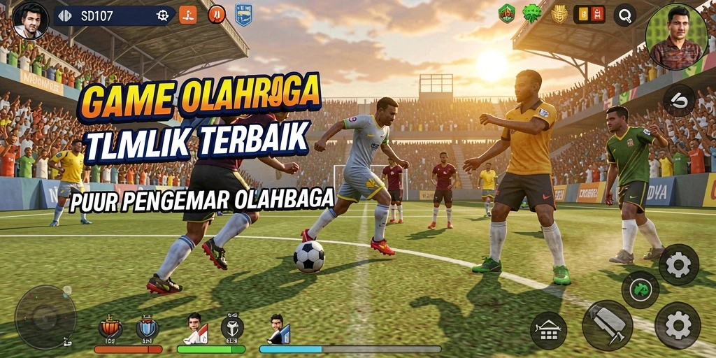 Tampilan gameplay SD107 yang menarik dan seru.