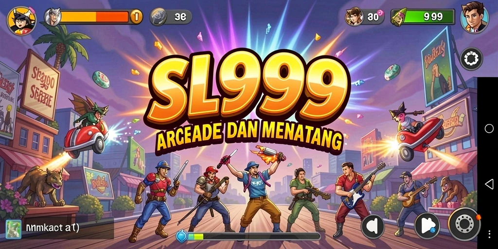 Tampilan gameplay SL999 menunjukkan aksi seru dalam setiap level.