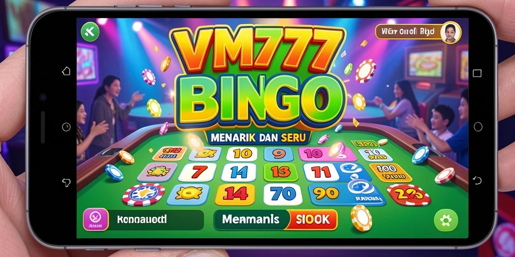Screenshot gameplay VM777 menampilkan momen seru saat bermain Bingo.