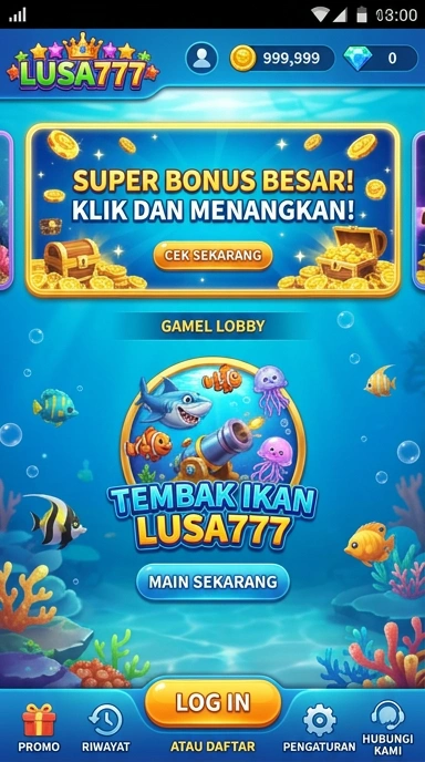Screenshot menampilkan katalog aplikasi lusa777 yang kaya akan pilihan menarik.
